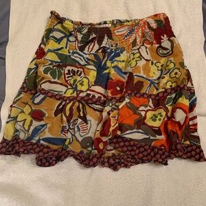 Flower patterned skirt